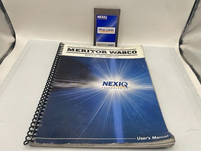NEXIQ PRO-Link Meritor Wabco Application Card # 804025