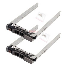 2X 8FKXC G176J DELL 2.5" HARD DRIVE CADDY TRAY FOR R620 R630 R720 R730 POWEREDGE