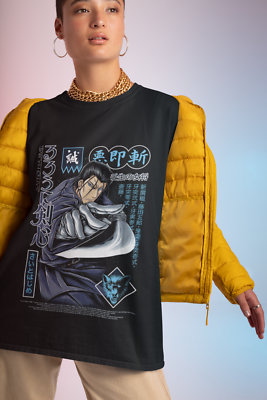 Rurouni Kenshin Shirt Saito Hajime T-Shirt Samurai Himura Makoto