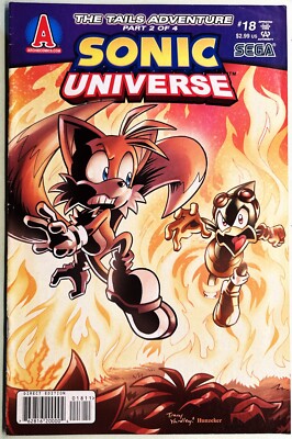 SONIC UNIVERSE Comic Book #18 Sept 2010 THE TAILS ADVENTURE 2 of 4 Bagged VF-
