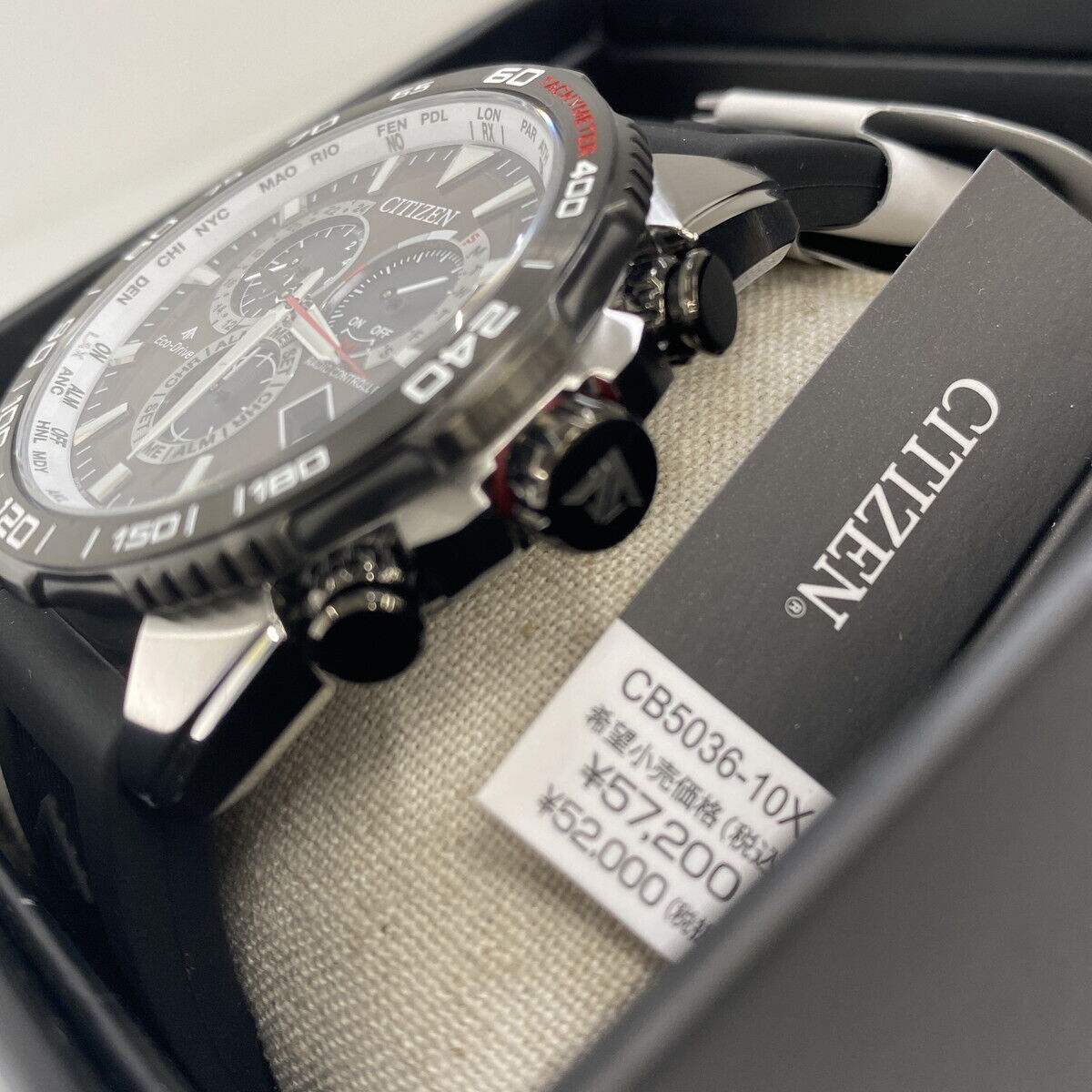 CITIZEN CB5036-10X Wrist watch PROMASTER Eco Drive Black SS CITIZEN CB5036-10X Wrist watch PROMASTER Eco Drive Black SS
