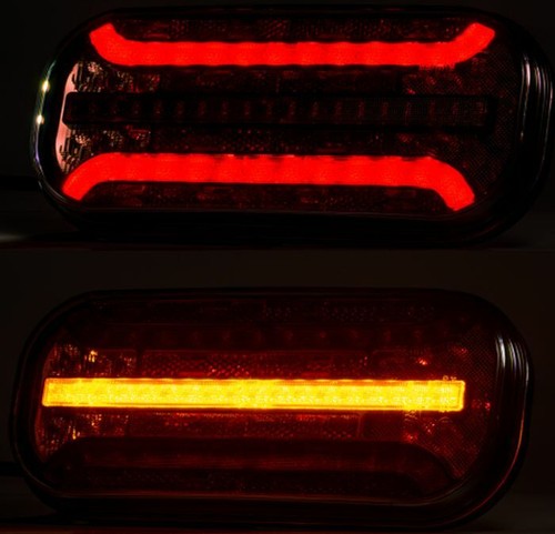 Anhängerbeleuchtung SET LAUFBLINKER LED Rückleuchten Anhänger 12V - 24V 5M 13PIN - Bild 8 von 12