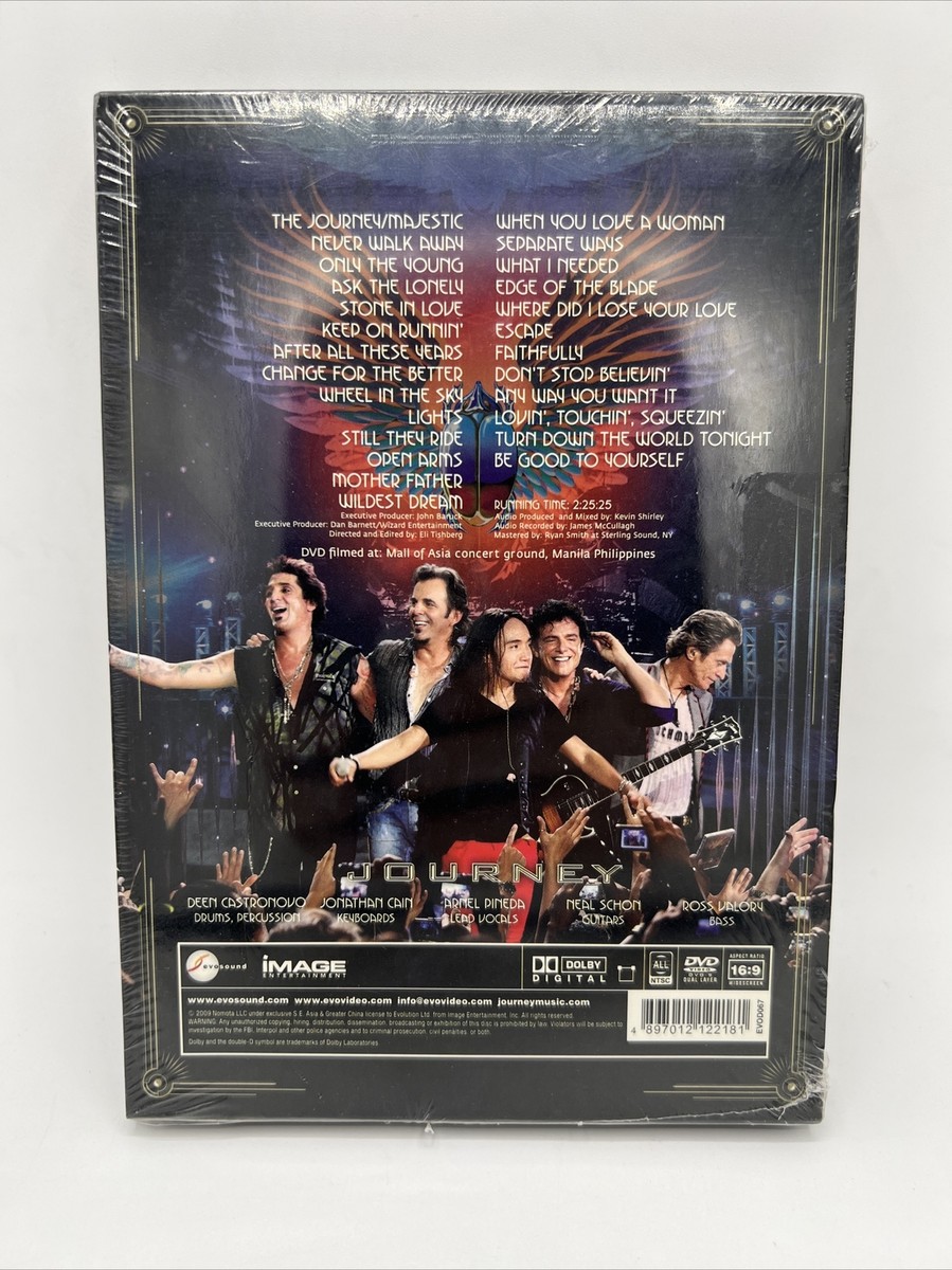 Journey Live in Manila (DVD, 2009, 2 Disc Set) Brand New Factory