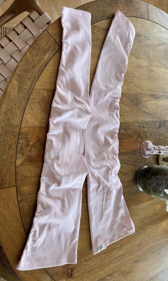 ALO YOGA GODDESS BALLET PILATES PINK LEGGINGS LEG WARMERS BRAND NEW