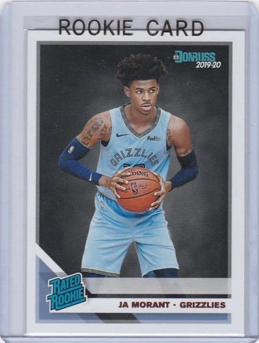 JA MORANT ROOKIE CARD Memphis Grizzlies 2019 Donruss RATED RC Basketball $$ HOT!