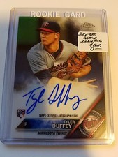 2016 Topps Chrome Rookie Autographs #RATD Tyler Duffey RC
