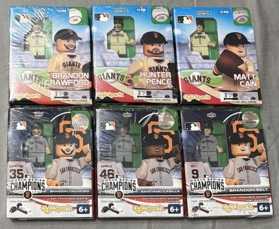 2014 San Francisco Giants World Series Minifigures - All Retired Pieces 