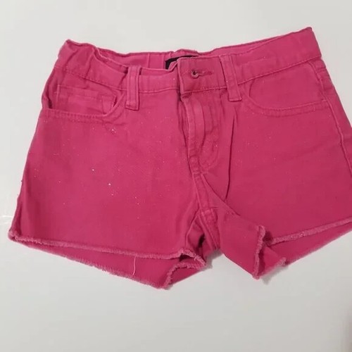 Jordache sparkle pink lightweight denim shorts girls size 7 (F23) - Picture 6 of 8