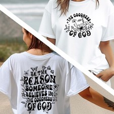 The Goodnes Of God Tshirt, Oversize Shirt, Christian Tee, Church Shirt