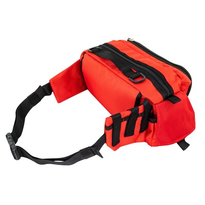 LINE2design Erste-Hilfe-Bauchtasche Groß – Für Sanitäter, EMT, Trainer (Schwarz)