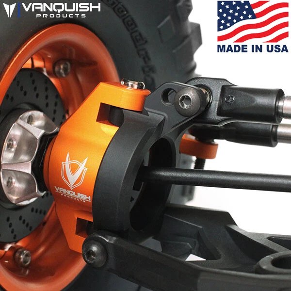 Vanquish VPS07580 Black Anodized Front Caster Blocks Axial Yeti - Image 3 of 4