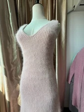 Angora Blended Sweater Fluffy Fuzzy Super Soft Pullover knit Dress