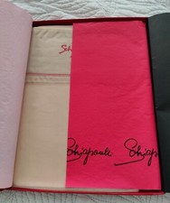 2 Pair Schiaparelli Nylon Stockings 9-1/2 Milky Way Seamless DemiToe Vintage Box