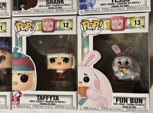 Lot x6 Ralph Breaks the Internet Funko Pops Wreck It Ralph, Shank, Fun Bun,Yesss - Picture 5 of 19