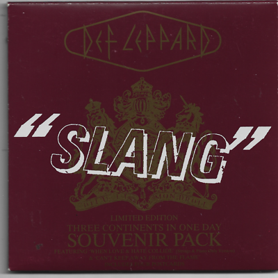 Def Leppard Slang 直筆サイン入り CD Def Leppard- Slang UK Limited CD Single with cards 1996 | eBay UK