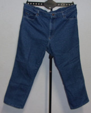 Lee Jeans Men's Blue Jeans Made in USA Tagged 42x32 Actual 40x26 Hemmed INV#I-44