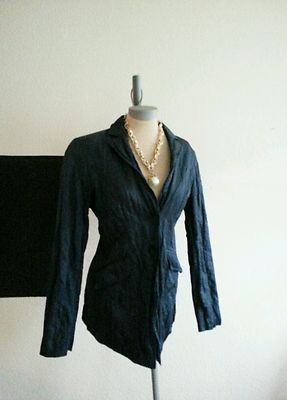Jacke/ Blazer in Blau von Taifun(Gerry Weber)Größe 38 in Crash Optik 