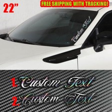 Custom Text Script Personalized Decal Sticker Windshield Vinyl Car Truck Suv Jdm Custom Text Script Personalized Decal Sticker Windshield Vinyl Car Truck Suv Jdm