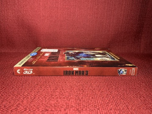 IRON MAN 3 3D + Blu-Ray + DVD + Digital W/ Slipcover MARVEL Ships Free - Picture 5 of 8
