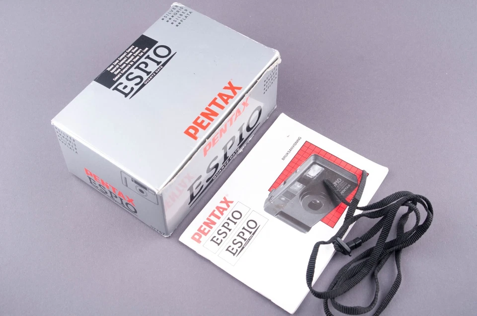 Pentax Espio AF ZOOM 35mm Point & Shoot Film Camera BOX - Image 2 of 4