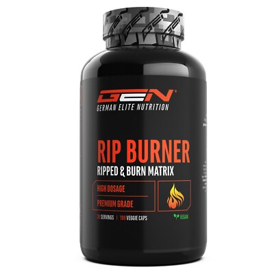 RIP BURNER  - USA METABOLIC FORMULA - mit Carnitin, Koffein, Raspberry & Koffein
