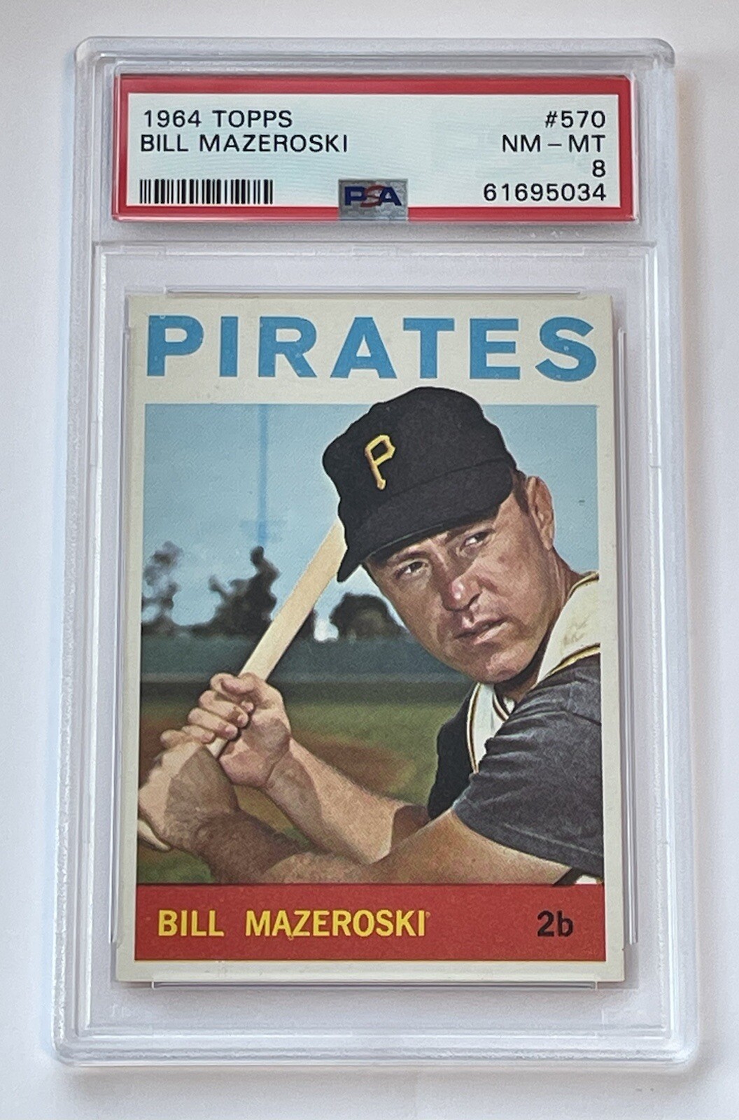 1964 Topps Bill Mazeroski #570 PSA 8 Newly graded Baseball Card