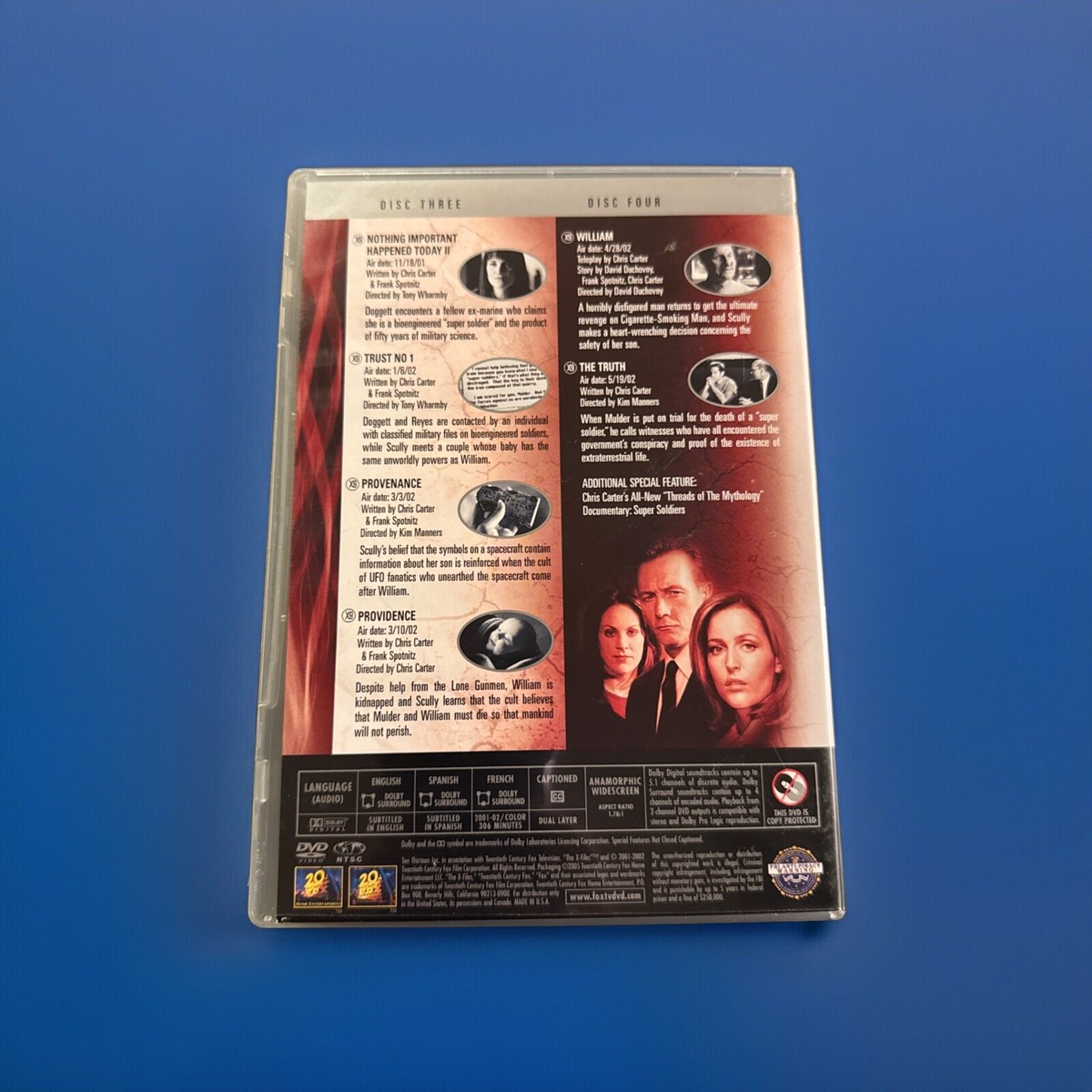(未使用･未開封品)X-Files 4: Mythology - Super [DVD] Amazon.com: The X-Files Mythology, Vol. 4 - Super Soldiers