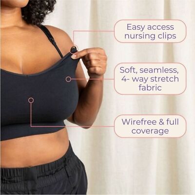 Lansinoh Kindred Bravely Nursing & Wearable Pumping Bra New M/L Busty