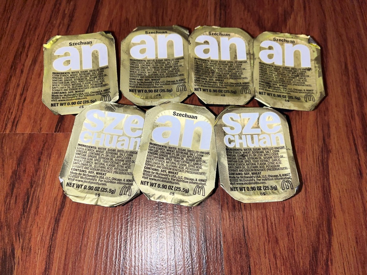 McDonalds Mulan Szechuan Sauce New Release | eBay