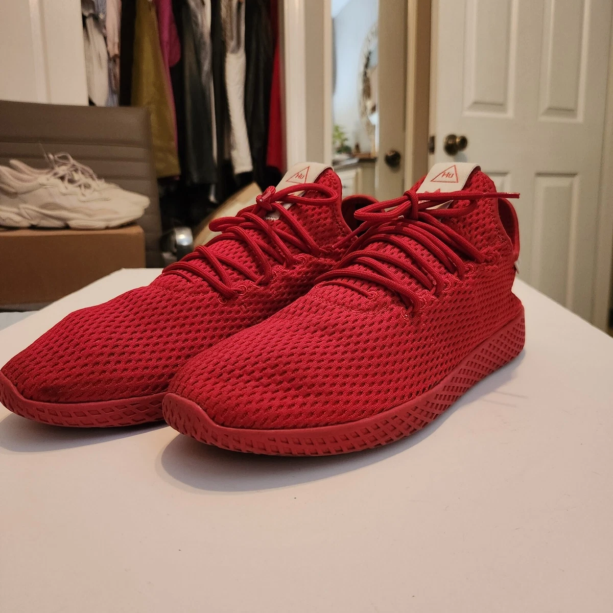 adidas gazelle silver green womens Adidas NMD HU Pharrell Human Race Scarlet – SoleMate Sneakers