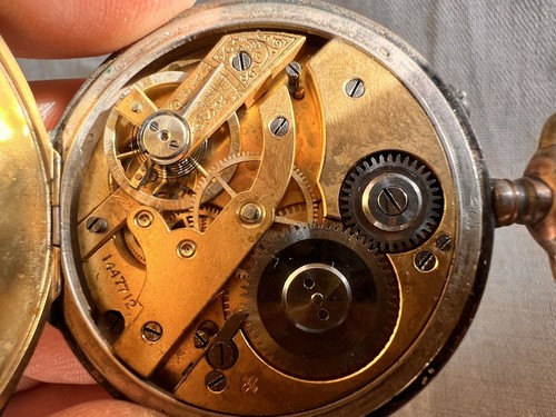 W Masses, Venlo Remontoir, Cylindre, 6 Rubis pocket watch Spares/Repairs - Bild 4 von 4