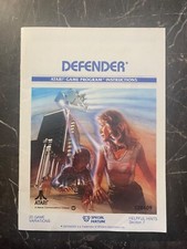 Defender Atari 2600 MANUAL ONLY Authentic Original-MINT