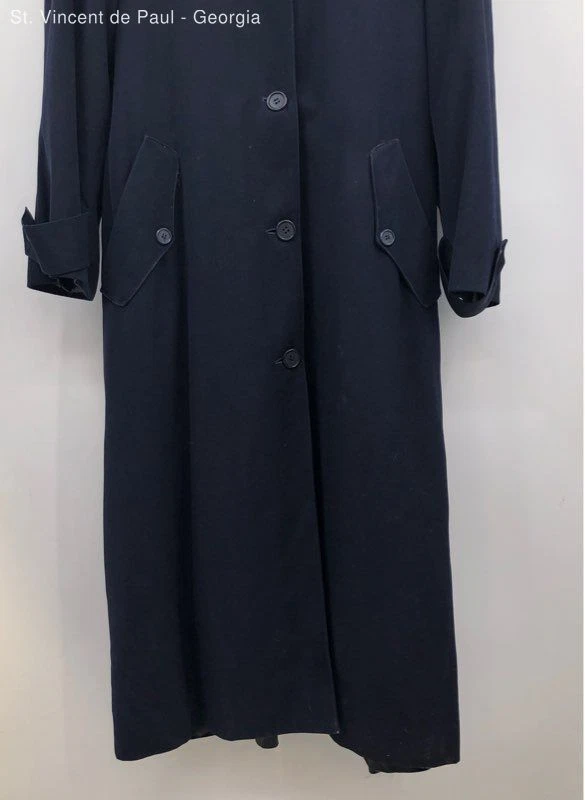 Women's Newport Harbor Delta Airlines Double Breasted Trench Coat - Size 8 Tall - Image 2 of 4