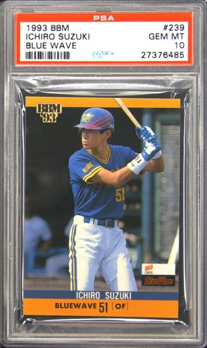 1993 BBM #239 ICHIRO SUZUKI PSA 10
