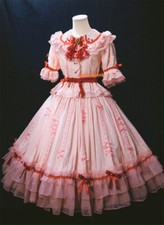 Touhou project Remilia Scarlet Cosplay Costume Outfits Dress Women Halloween Set