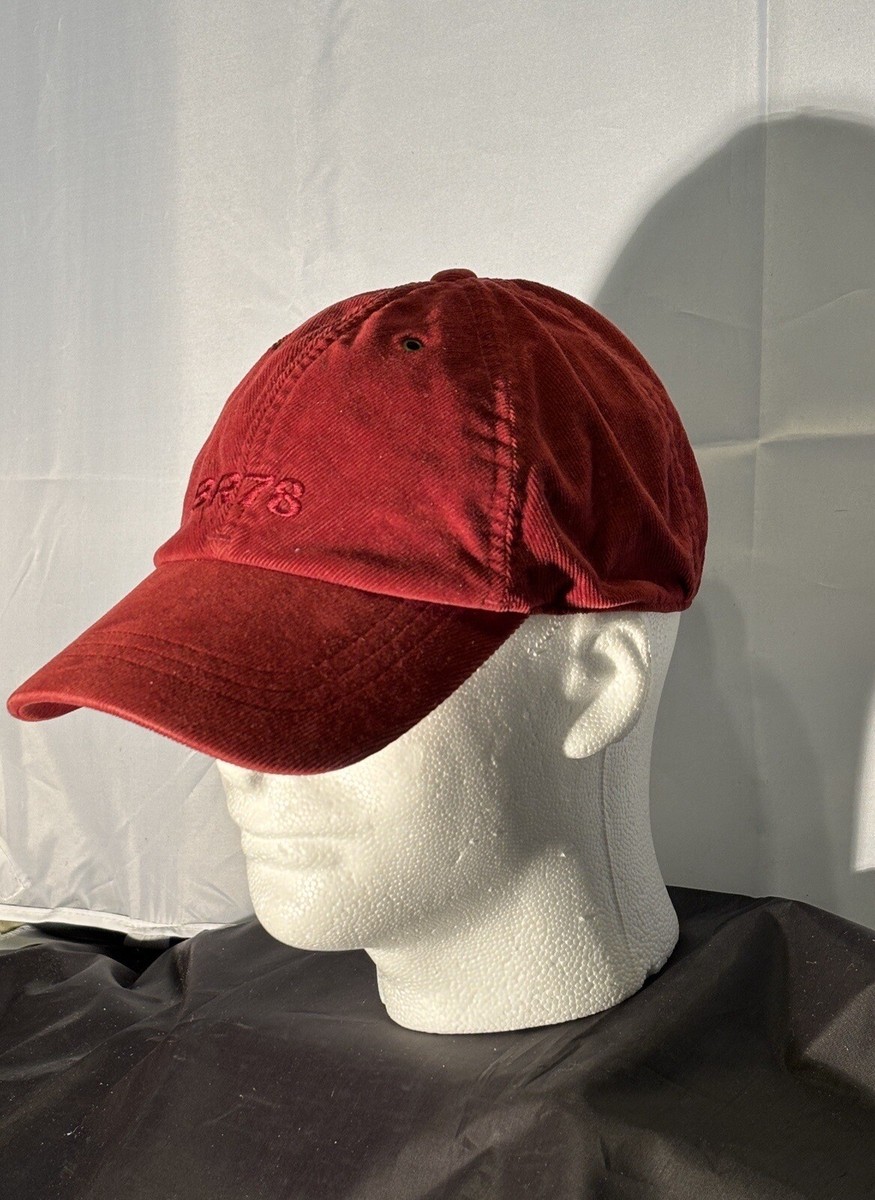 Banana Republic Clothing Company BR78 Adjustable Corduroy Hat Cap Burgundy OSFA View 3