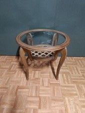 TAVOLINO DA CAFFE STILE PAOLO BUFFA ANNI 50 PIANO IN VETRO