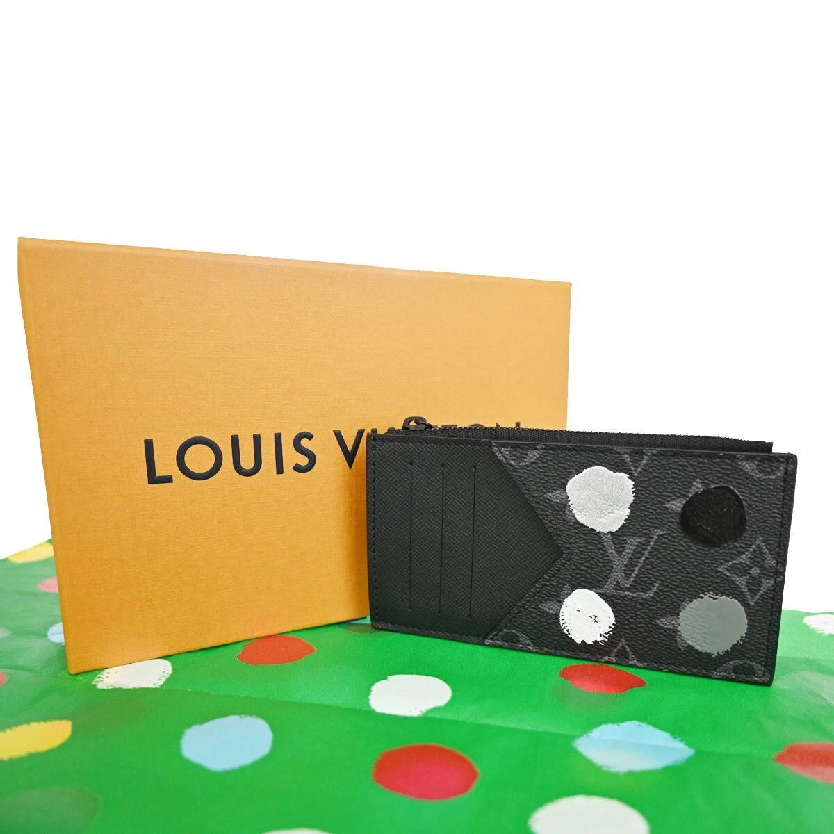 Louis Vuitton Monogram Eclipse Coin Card Holder