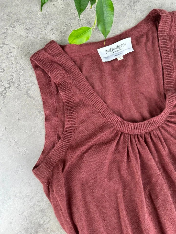 Regata feminina Yves Saint Laurent Rive Gauche tamanho G - Imagem 4 de 4