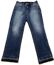 JAG 4/27 Stretch Women's Jeans Blue Elastic Waist Band Outdoor Stright Leg Boot