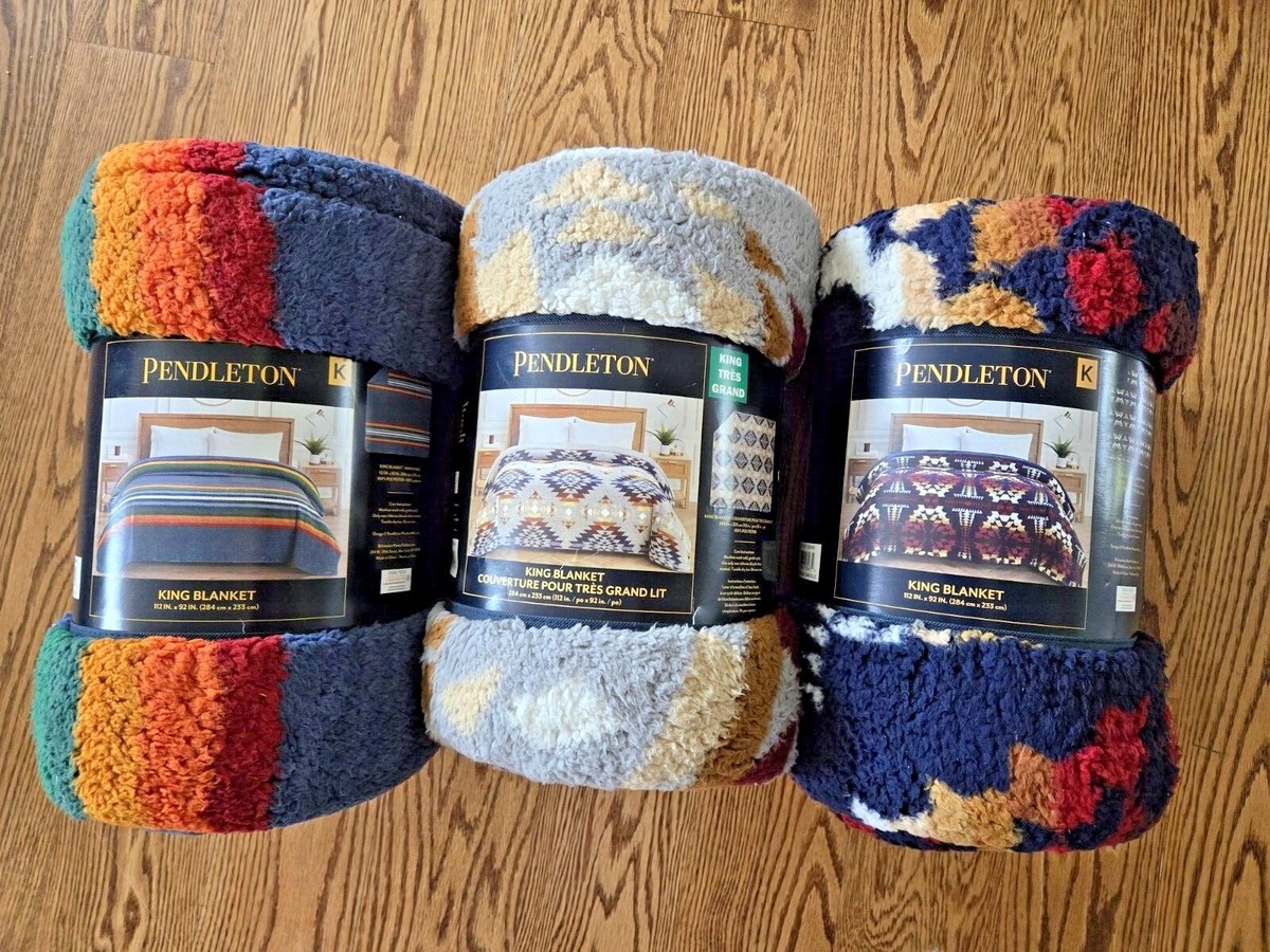 PENDELTON Reversable Queen/King Blankets Variety NEW Sealed