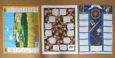 LOT DE 5 torchons calendrier EUR 5,00 - FR