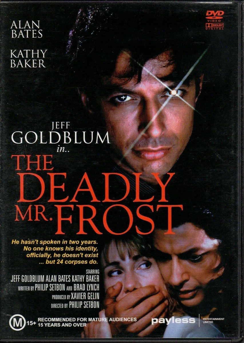 THE DEADLY MR. FROST DVD - Jeff Goldblum (Region 4, 1990) FREE POST