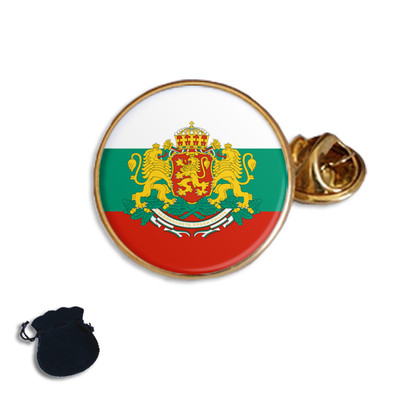BULGARIEN БЪЛГАРИЯ BULGARISCHE FLAGGE WAPPEN EMAILLE ANSTECKNADEL ABZEICHEN GESCHENK