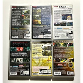 PlayStation Portable PSP Metal Gear Solid Lot Bundle Some new Super Rare Bundle