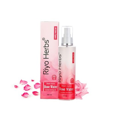 Riyo Herbs Rose Water Spray For Soft And Glowing Skin 200ml