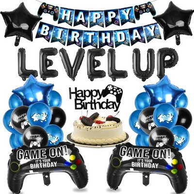 Videospiel Deko Ballons Girlande Kindergeburtstag Party Kinder Junge Gaming C...