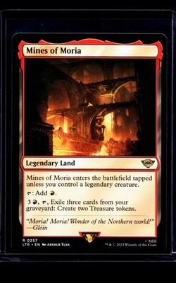 2023 MTG Magic The Gathering LOTR Lord of the Rings #257 Mines of Moria