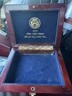 United States Mint 2009 Ultra High Relief Double Eagle Gold Coin Wooden Box