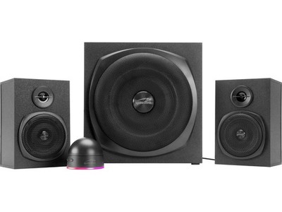 Computerlautsprecher mit 80-W-Subwoofer Speedlink GRAVITY LT, Tischfernbedienung